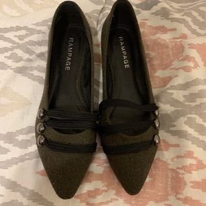Rampage pointed toe ballet flats